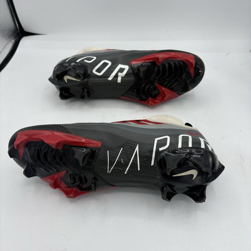 Nike Vapor Mens Soccer Cleats White Gray Black Red - Picture 10 of 10